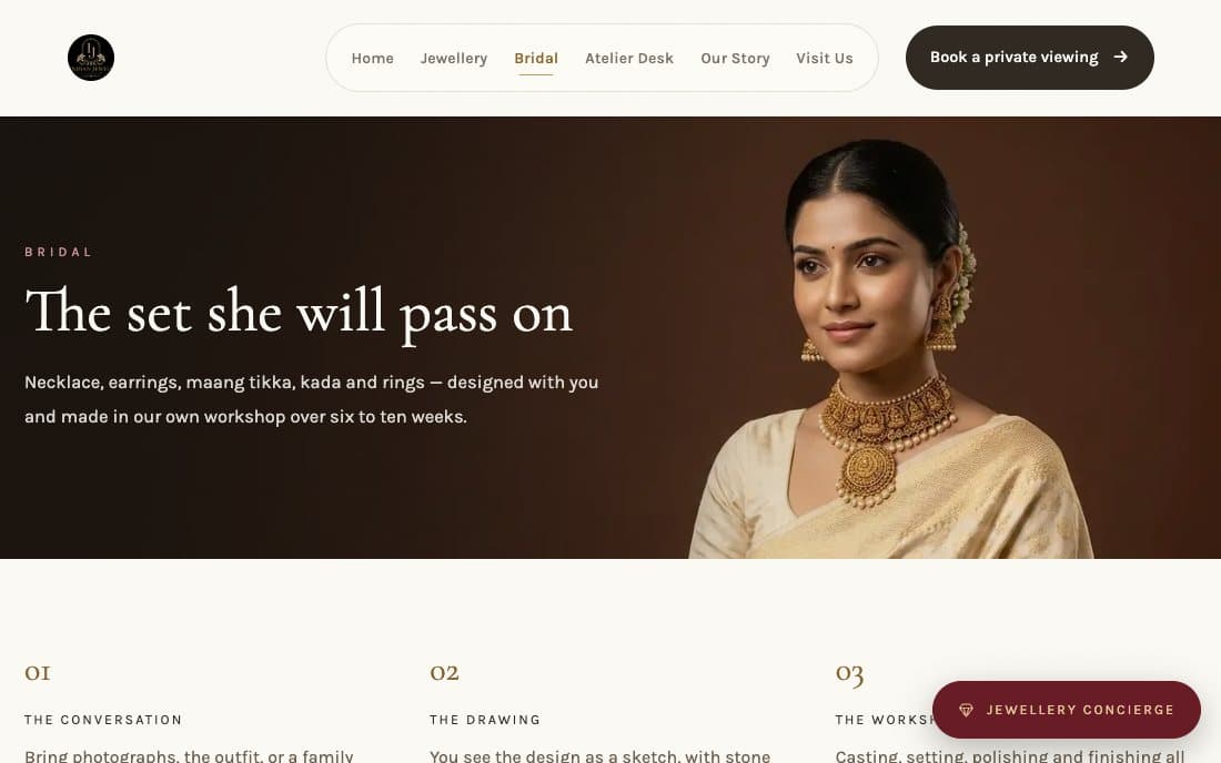 Indian Jewels bridal experience