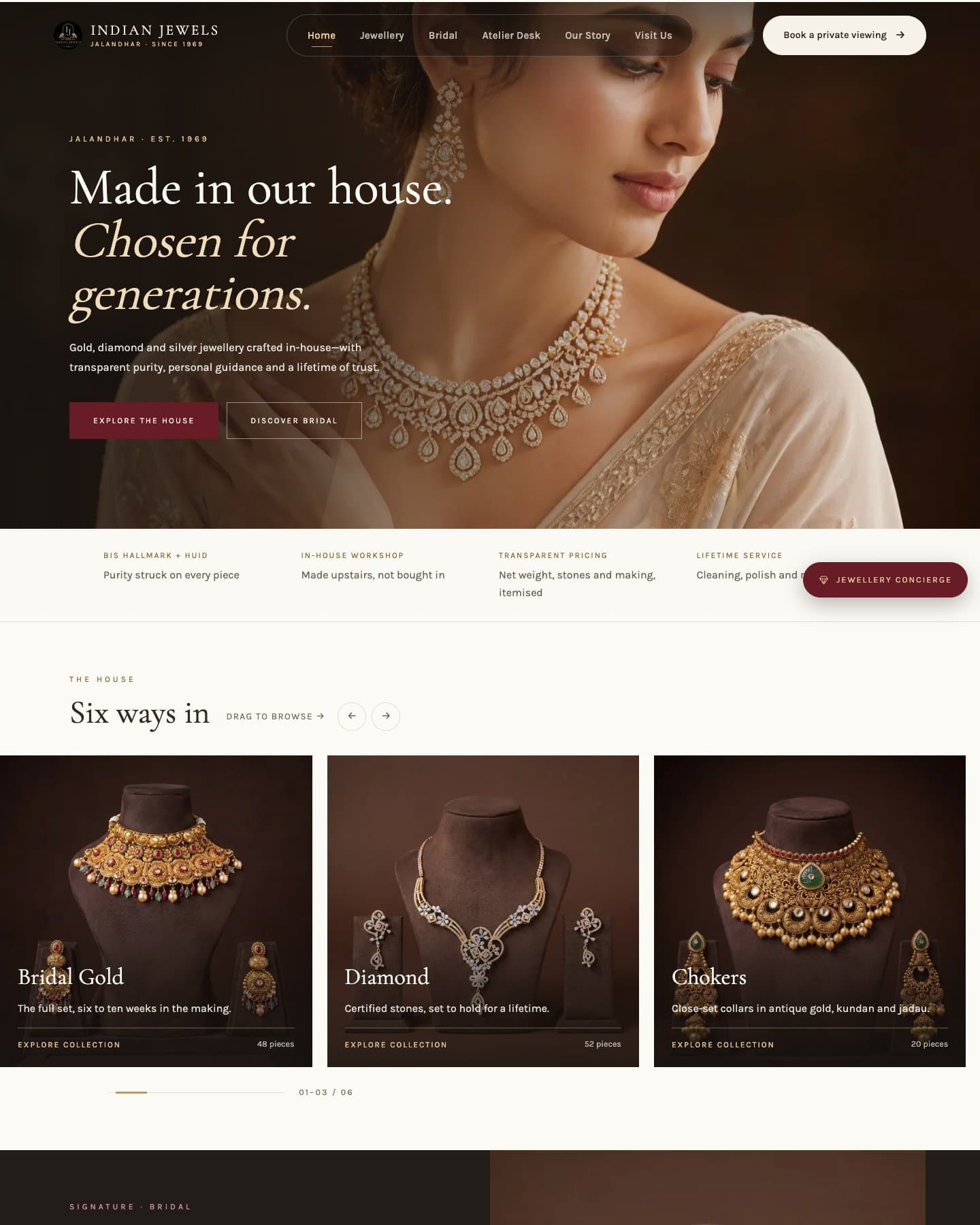 Indian Jewels homepage
