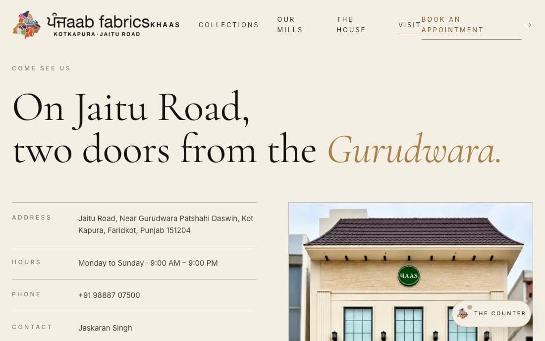 Punjab Fabrics visit page